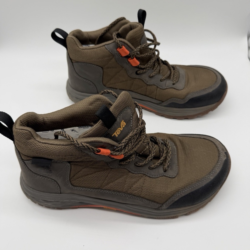 Teva RapiD Proof Mid Hiking Boots Men's 10.5 Brown Waterproof Vibram